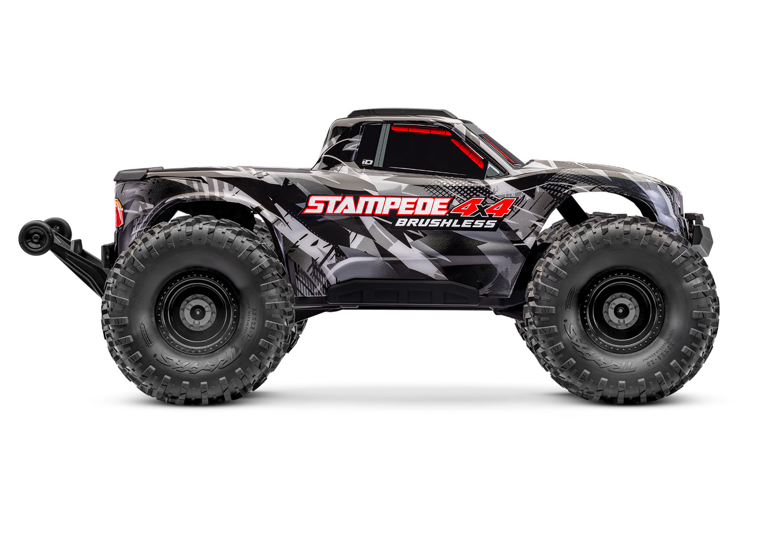 Traxxas Stampede 4x4 VX3 Brushless Monstertruck Schwarz 1:10 RTR 67454-4 - Abbildung 3