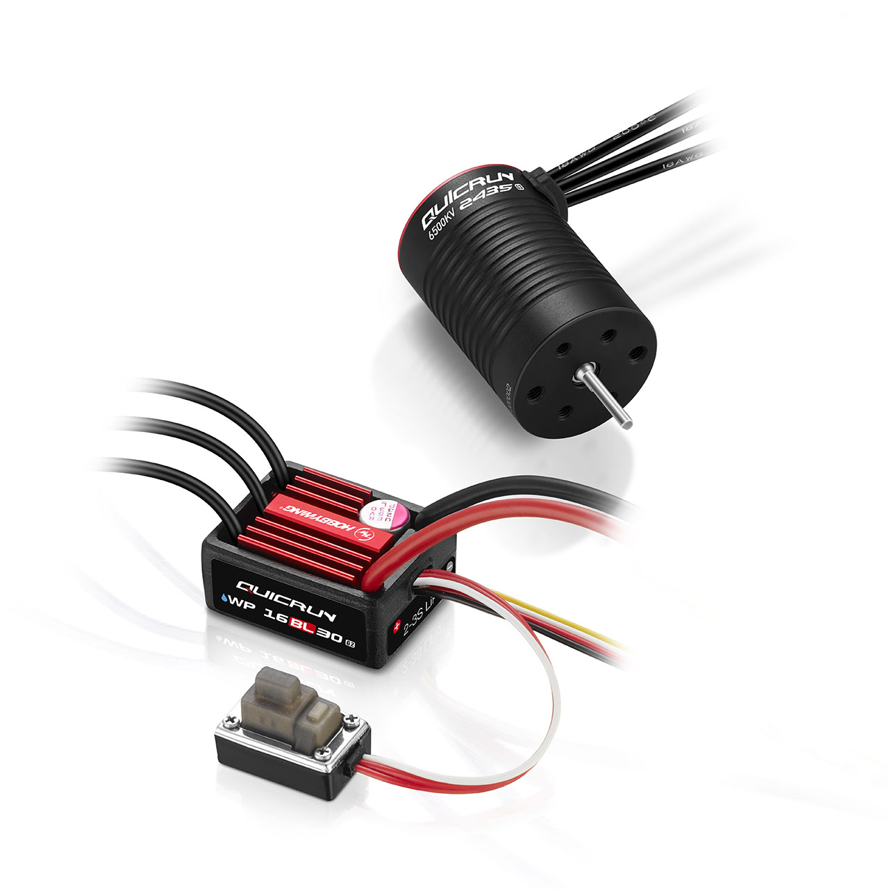 Hobbywing Combo WP16BL30 G2 mit 2435SL-6500kV-G2 Sensorless 38030003
