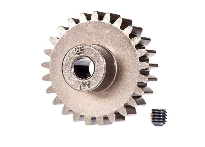 Traxxas Ritzel 25Z (1.0 Pitch) für 5mm Wellet nur für Stahlzahnrad + 6492X