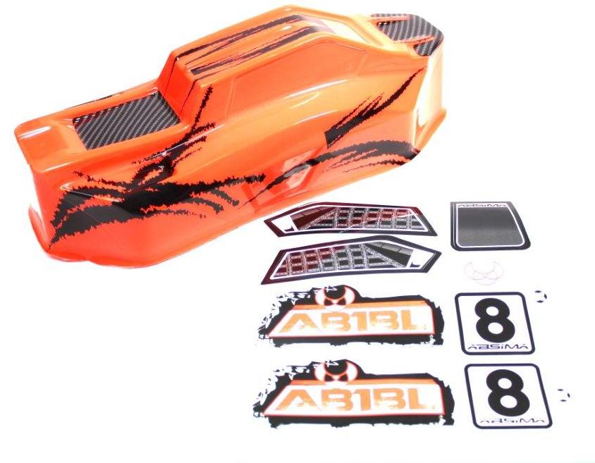 Absima Karosserie orange 1:10 Hot Shot Buggy Brushless   1230036