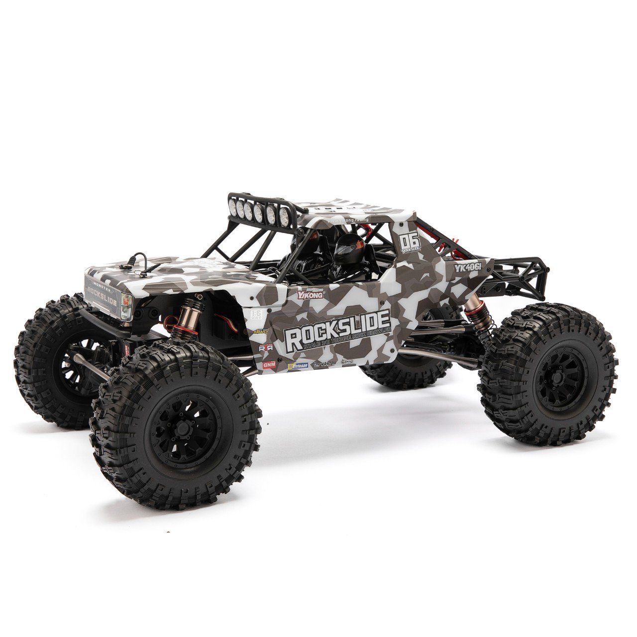 Yikong Rock Crawler Rock Slide 1/6 4WD Weiß YK4061C - Abbildung 3