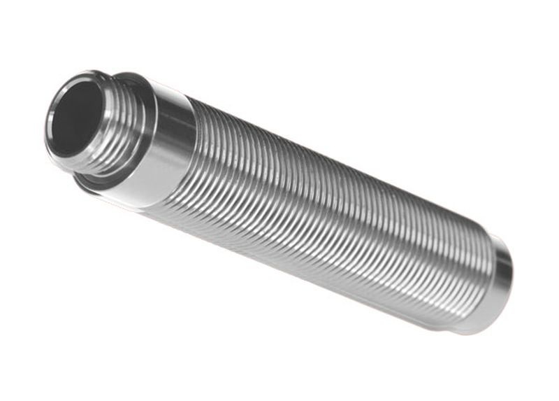 Dämpfer-Gehäuse, GTS lang Alu silber  (1) (für #8140) 8162