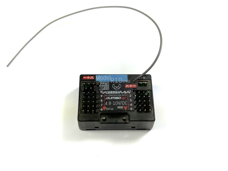 Absima 10-Kanal Gyro Empfänger "R10GYRO" 2.4GHz (für CR10P) 2020026