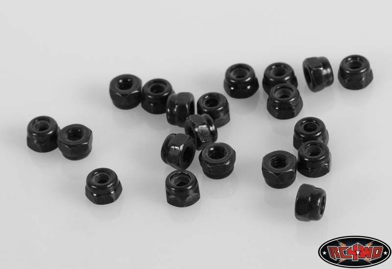 RC4WD Nylock Nuts M2 (Black) Z-S0906