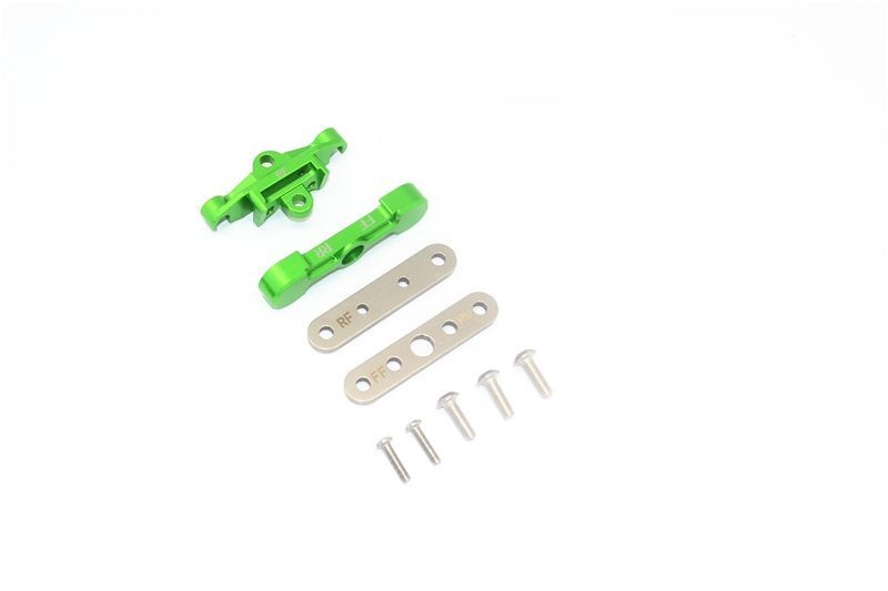 GPM Alu Querlenkerhalter unten hinten grün Traxxas MAXX