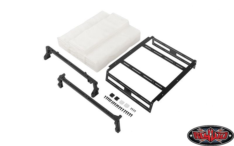 RC4WD Overland Bed Rack W/ Rooftop Tent for Axial 1/10 SCX10 III VVV-C1169