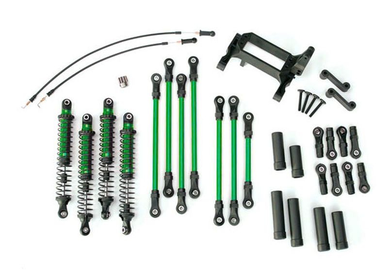 Traxxas Long Arm Lift Kit komplett grün TRX-4** *J* 8140-GRN