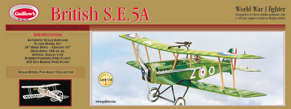 Guillow British SE5A Balsabausatz 202