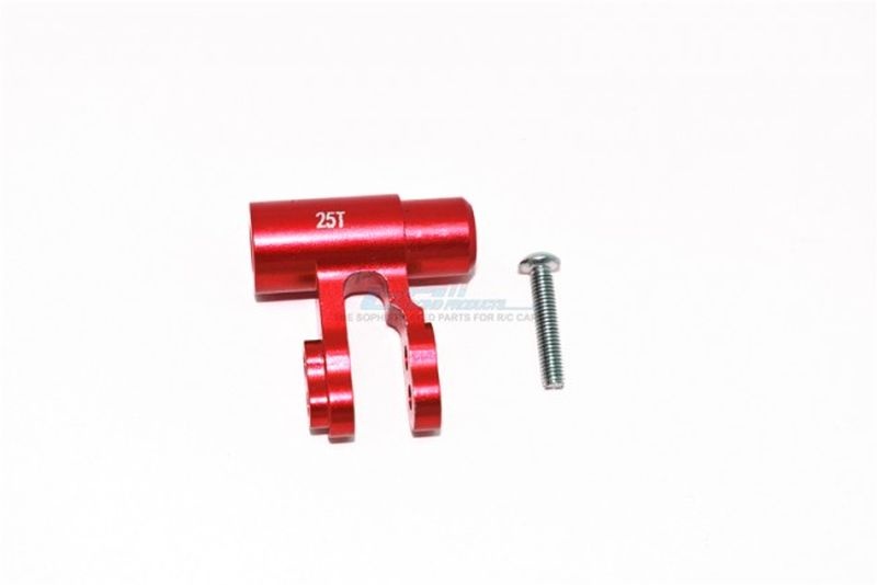 GPM Aluminium Servo Horn rot Standard 25 Zähne X-Maxx TXM024-SHR - Abbildung 1