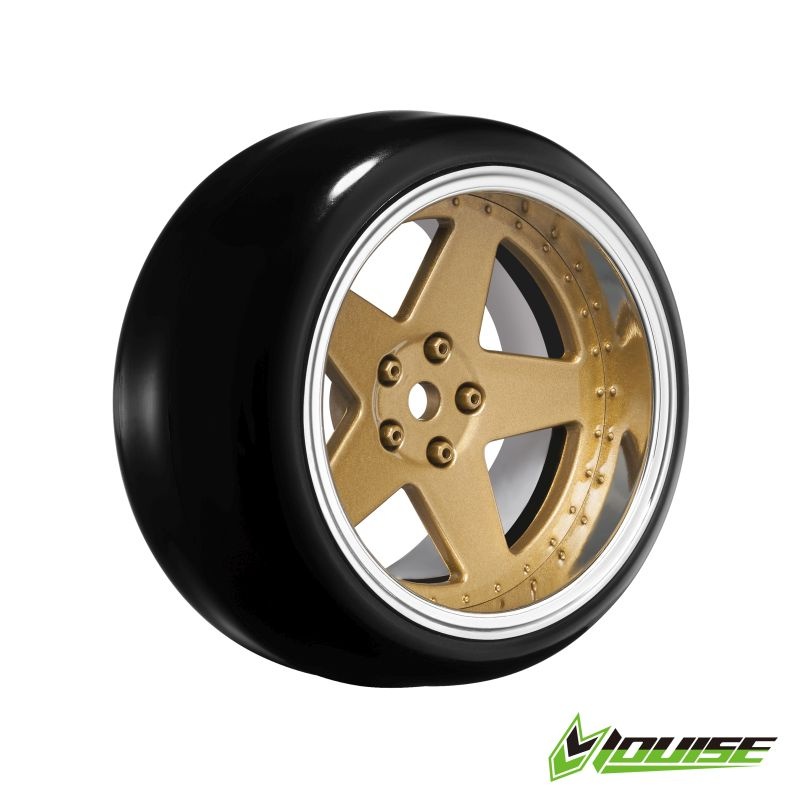 Louise Drift-Reifen auf Felge 5-Speichen bronze (4) L-TNHA567T