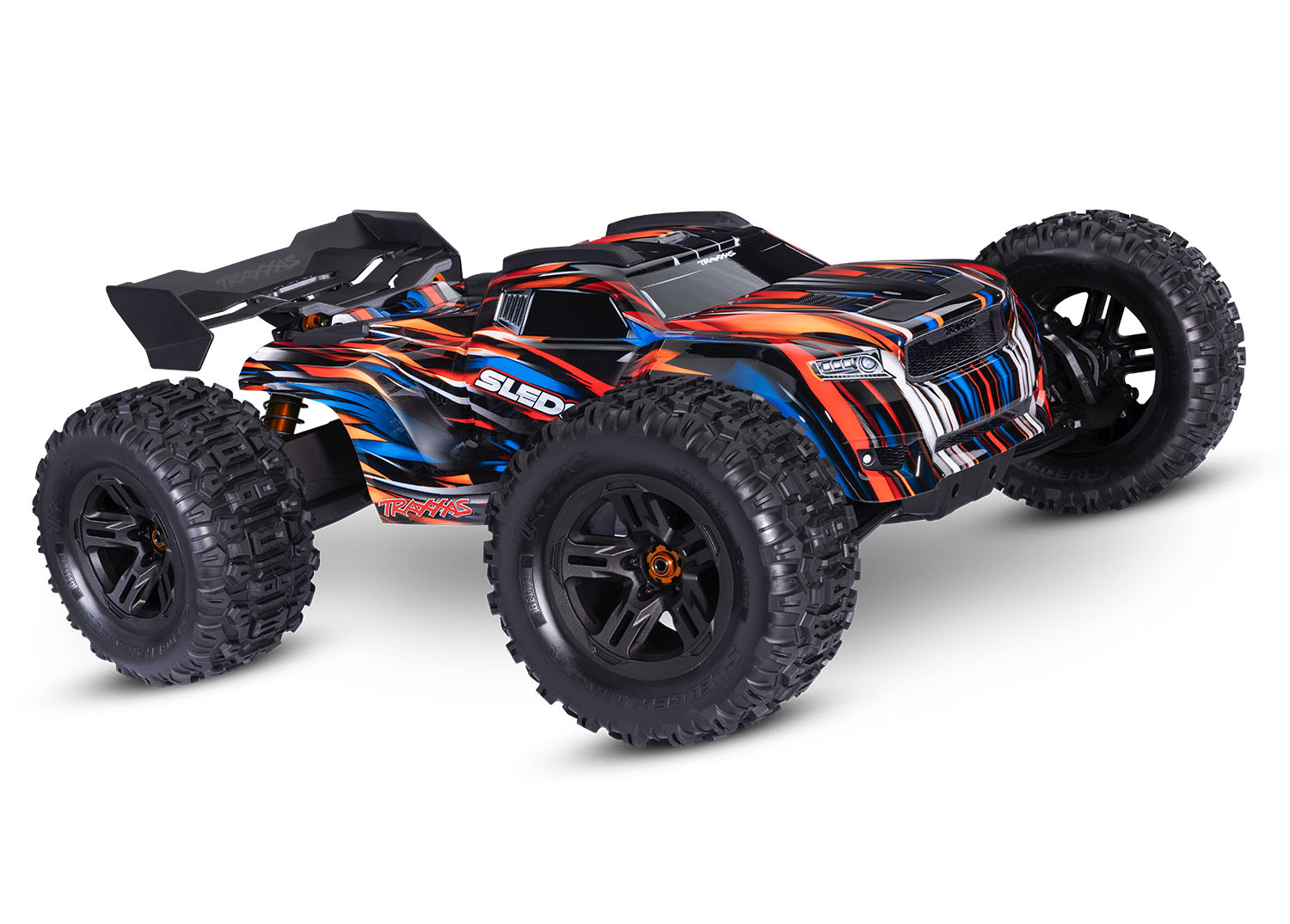 Traxxas Sledge Orange 1/8 Brushless Race Truck Belted 4x4 RTR 2.4GHz 95096-4 - Abbildung 1