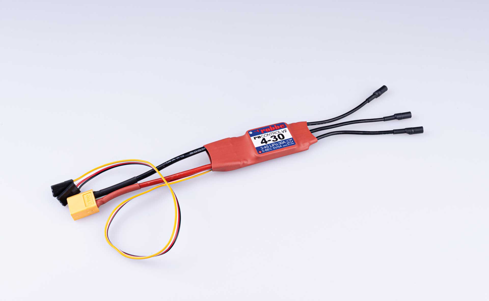 Robbe RO-CONTROL 4-30 V2 3-4S -30(50)A 5V/5A Switch BEC Regler 8743