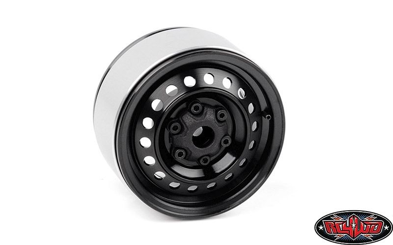 RC4WD Rad 1.9 Aluminum Internal Beadlock Single Wheel (Black) VVV-C1226