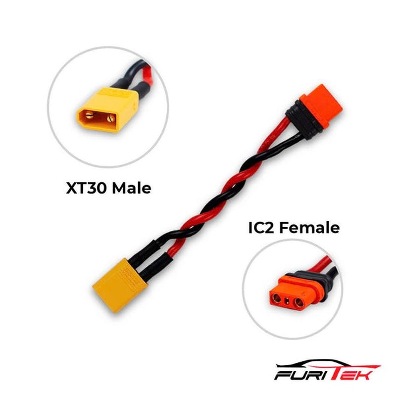 FURITEK Power cable conversiom XT30 für PASO-Regler FUR-2592