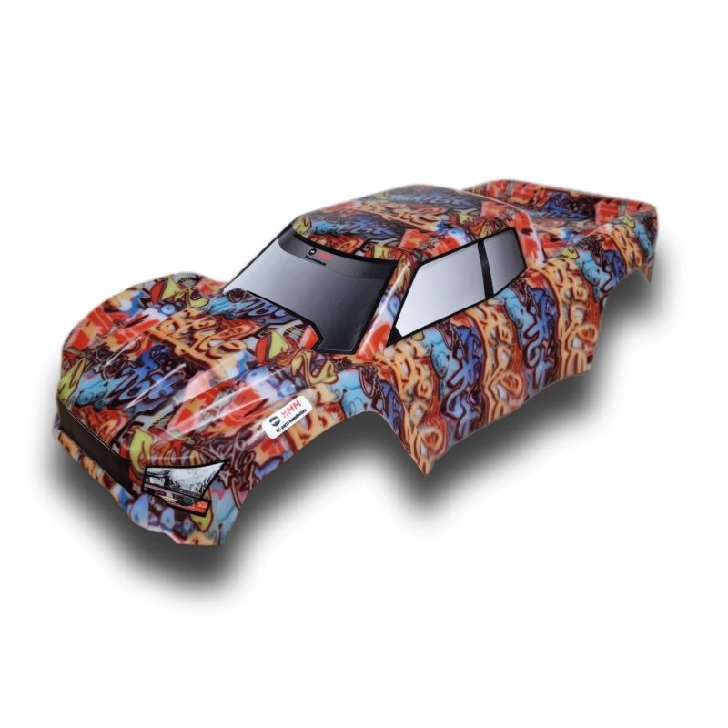 KMM Karo KMM unbreakable +Dekor Graffitti-Designprint für TRX XMAXX KMM001005GR