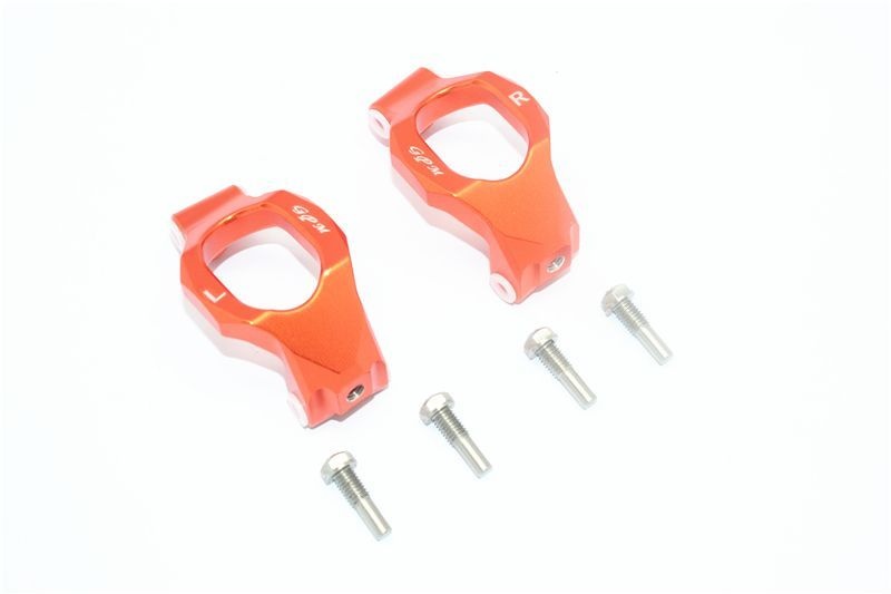 GPM Alu C-Hubs vorn orange Traxxas MAXX