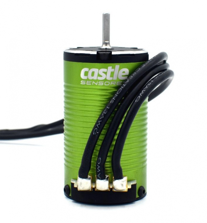 Castle Brushless Motor Sensor Inrunner 4-Pole 1412-2100KV 1/6 060-0094-00