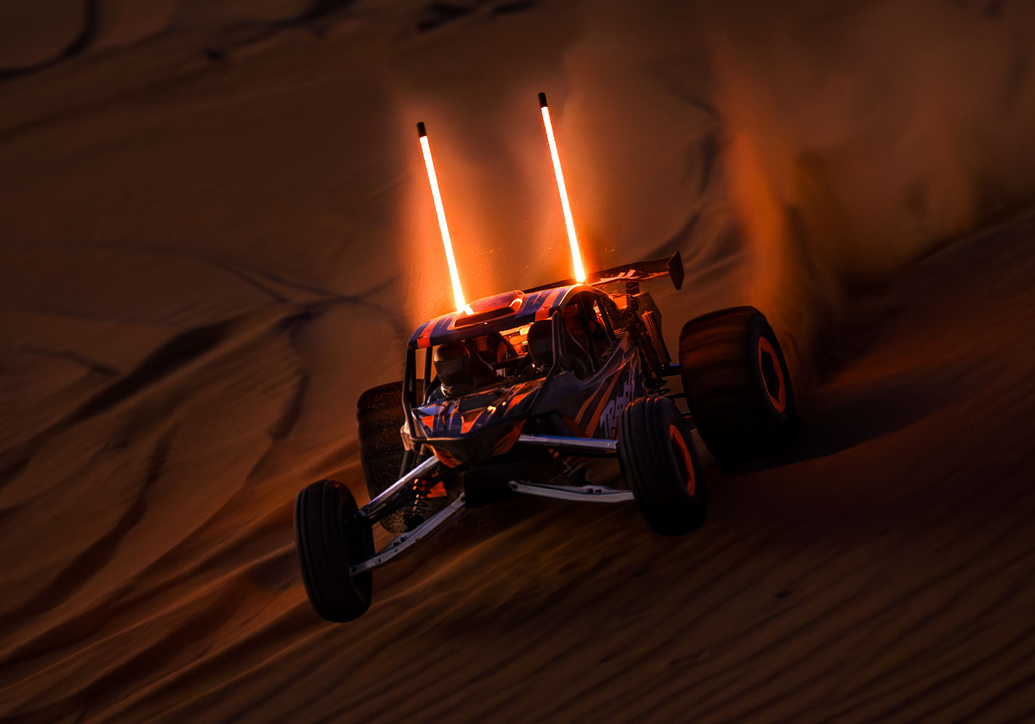 Traxxas FUNCO RWD 8S VXL 1/6 Sand Car Orange RTR Brushless o. Akku & Lader 109076-4 - Abbildung 15