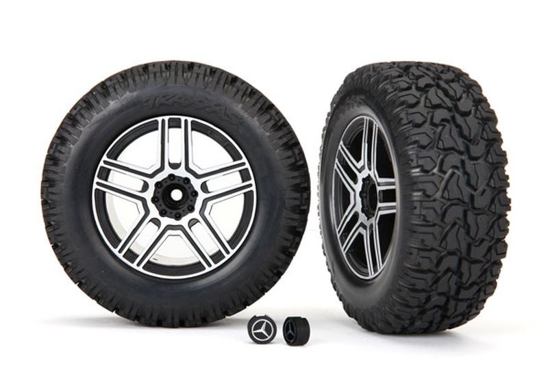 Traxxas Mercedes-Benz G500 Komplettrad auf 2.6 Felge (2) 8872