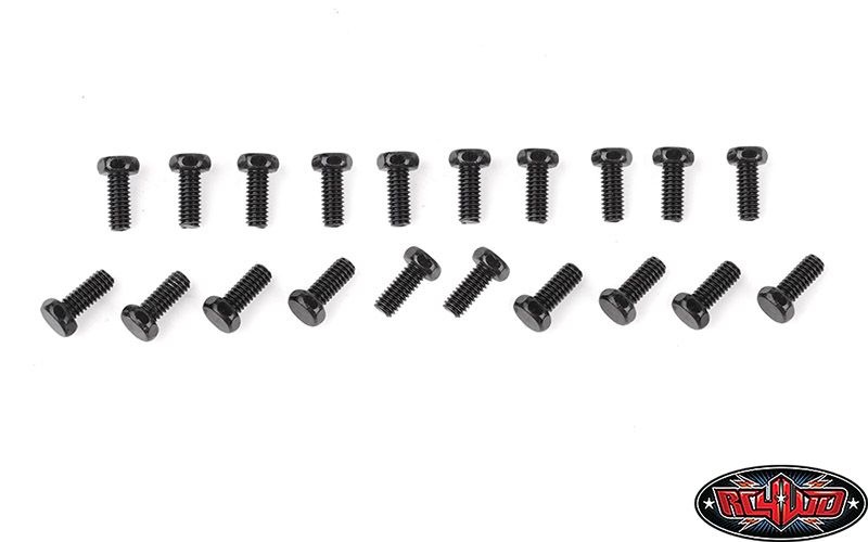 RC4WD Sechskantschrauben M2.5x6mm schwarz Z-S0096