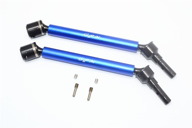 GPM CVD-Antriebswellen mit Aluverstärkung v/h blau Traxxas 1/10 E-Revo