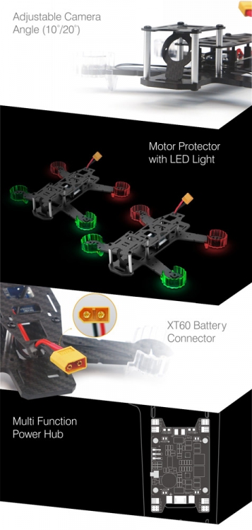 SkyRC FX180 Racing Drone Chassi 180mm* SK-910009-01