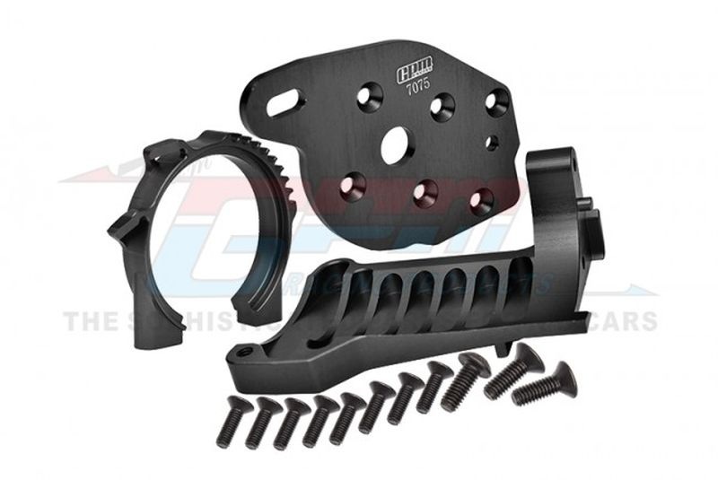 GPM Aluminium Motorbefestigung schwarz TRX MAXX TXMS018NBK