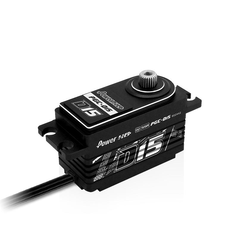 Power HD Power HD D12 Low Profile Servo Alu Case Reverse Wire (18.0Kg/0.085S) HD-D15