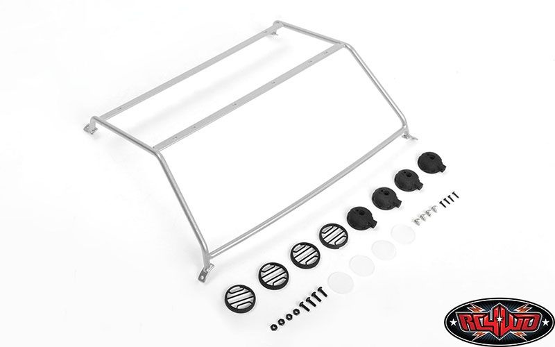 RC4WD Exterior Steel Roll Cage w/ Lights for Vanquish VS4-10 VVV-C0967