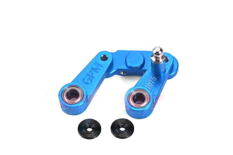 GPM Alu Umlenkung Lenkung vorn blau TAMIYA BBX / BB-01 BBX048SB