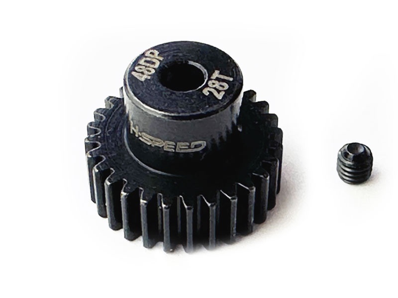 H-SPEED Ritzel 28 Zähne 48dp, 3,175mm Stahl HSPX328