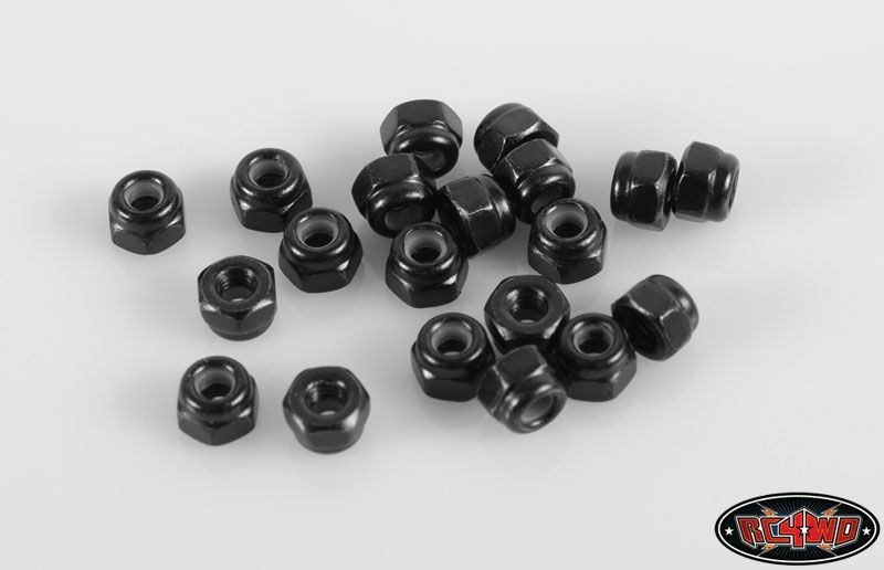 RC4WD Nylock Nuts M2.5 (Black) Z-S0512