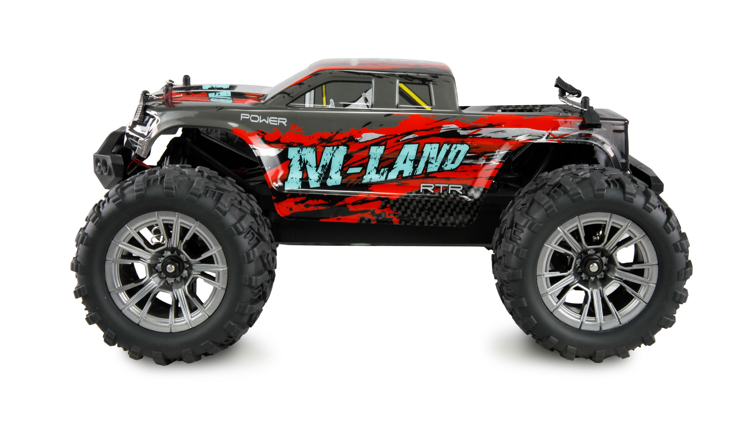 Amewi M-Land Monstertruck 48km/h 4WD 1:16 RTR rot 22622