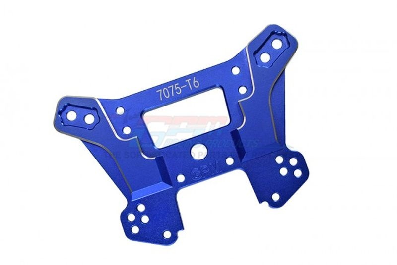 GPM Aluminium 7075-T6 Dämpferbrücke vorne blau GPM Traxxas Sledge SLE028B