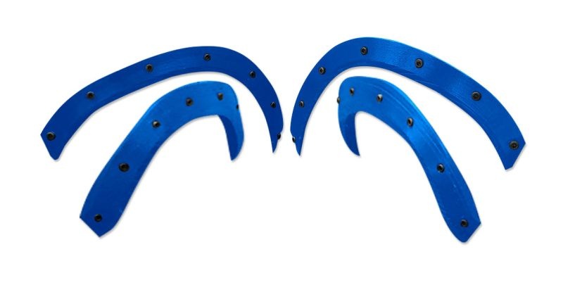 TMT Fender Flares blau (inkl. Schrauben) für TRX X-MAXX V2 Raptor TMTX8V2FLB