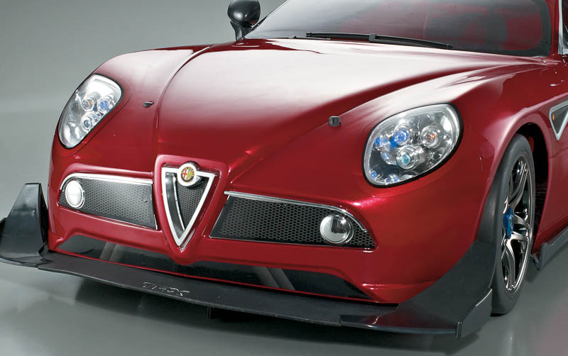 KB48088 Anbauteile Plastik für Alfa Romeo 1/7 (Spoiler, etc)