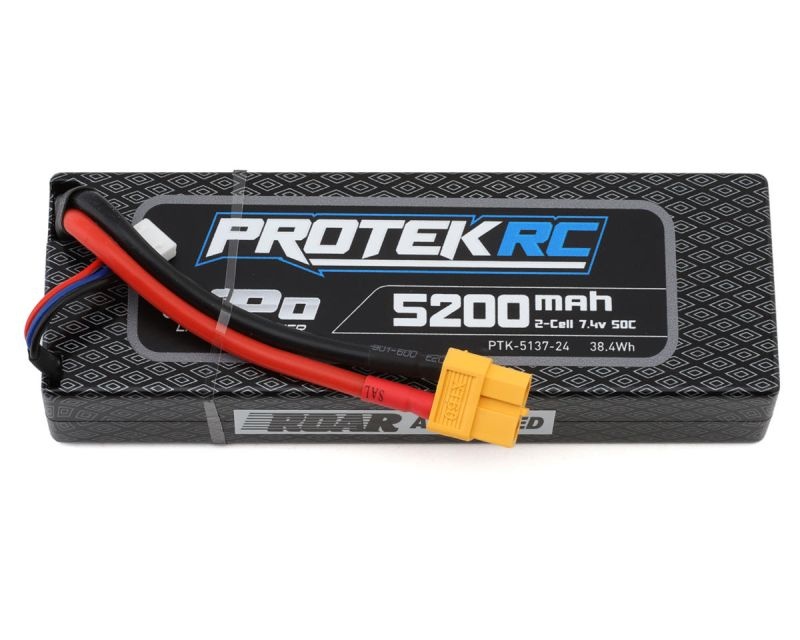 ProTek RC MUDboss 2S 50C Low IR LiPo Batterie mit XT60 Stecker (7.4V, 5200mAh, 137.8x46.9x25.1mm, 308g)