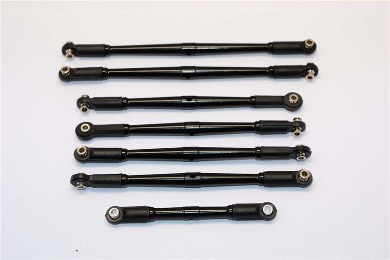 GPM Alum. Gewindestangen mit Kugelpfannen Set schwarz (7 Stk.) ARRMA Nero 6s MAN160BKBEBK