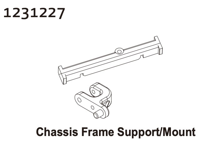 Absima Chassis Support CR4.4 PATROL 1231227