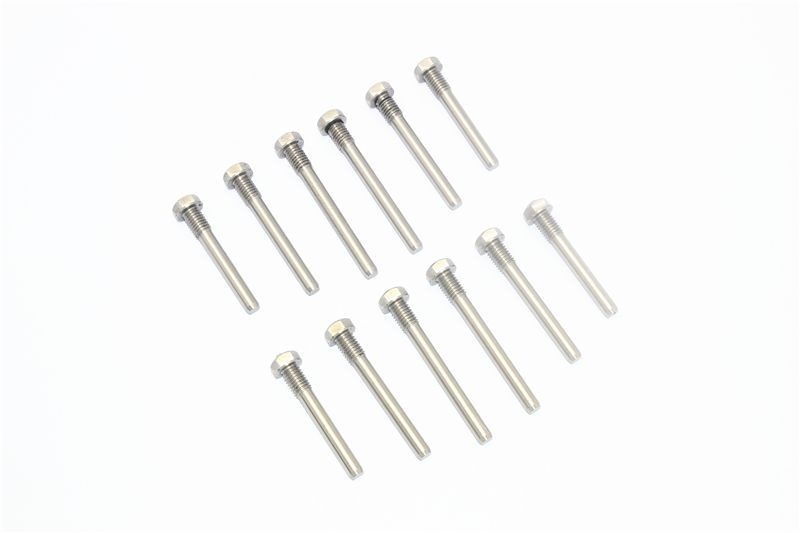 GPM Edelstahl Querlenkerstifte Set v/h (12 Stk.) Traxxas MAXX