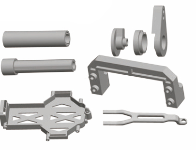 Amewi Wellenhülse, Servo & Akkuteile für Eagle 3.2 & 3.3 1010