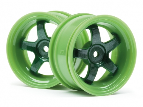 HPI WORK MEISTER S1 FELGE GRUEN (3mm OFFSET/2ST) 111090