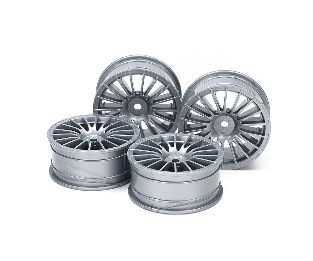 Tamiya 51046 1:10 Felgen Mercedes DTM grau 24,5mm (4) 300051046