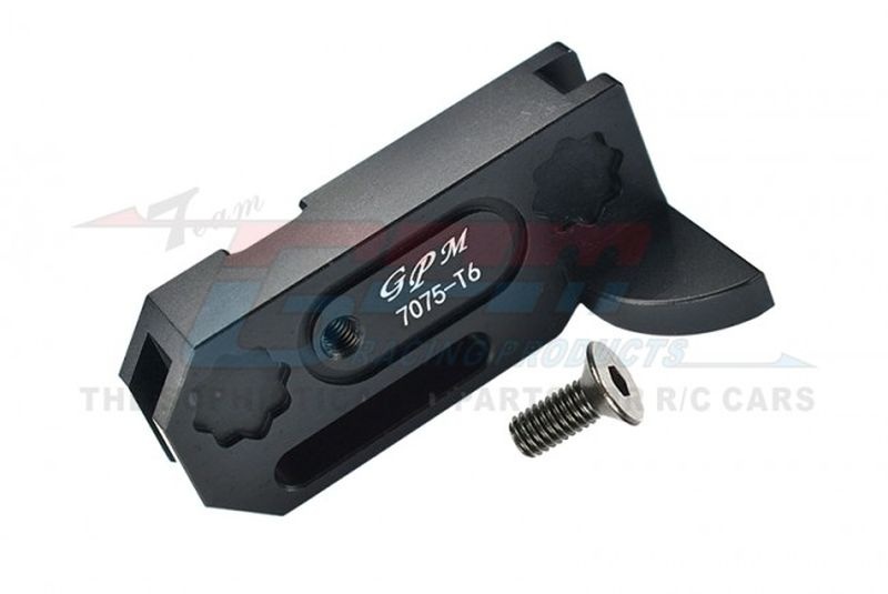 GPM Aluminium Zentral Getriebe-Support schwarz für div. ARRMA 1/10 und 1/8 Modelle MAG018ABK