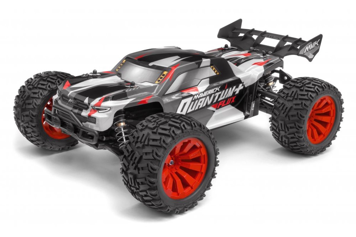 Maverick Quantum + Flux 3S Red RTR 1/10 Brushless Stadium Truck 150301