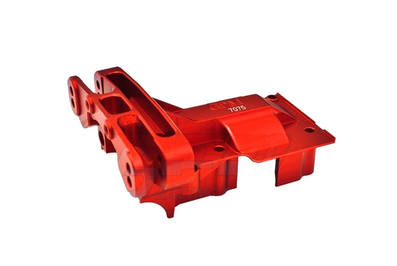GPM Bulkhead 7075-T6 Aluminium hinten rot TRX XRT XRT013R