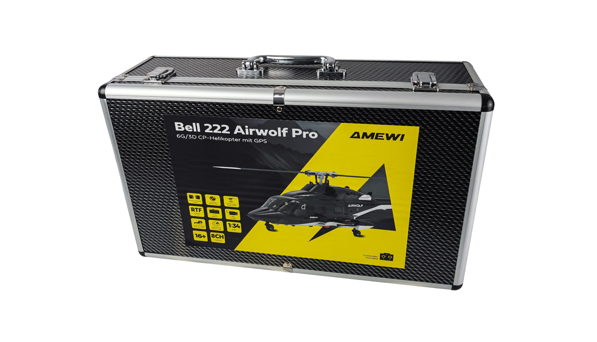 Amewi Bell 222 Airwolf Pro GPS Helikopter 8-Kanal 3D/6G RTF 25362 - Abbildung 8