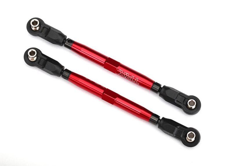 Traxxas 8547R Toe-Links vorn UDR TUBES rot eloxiert Alu (2)