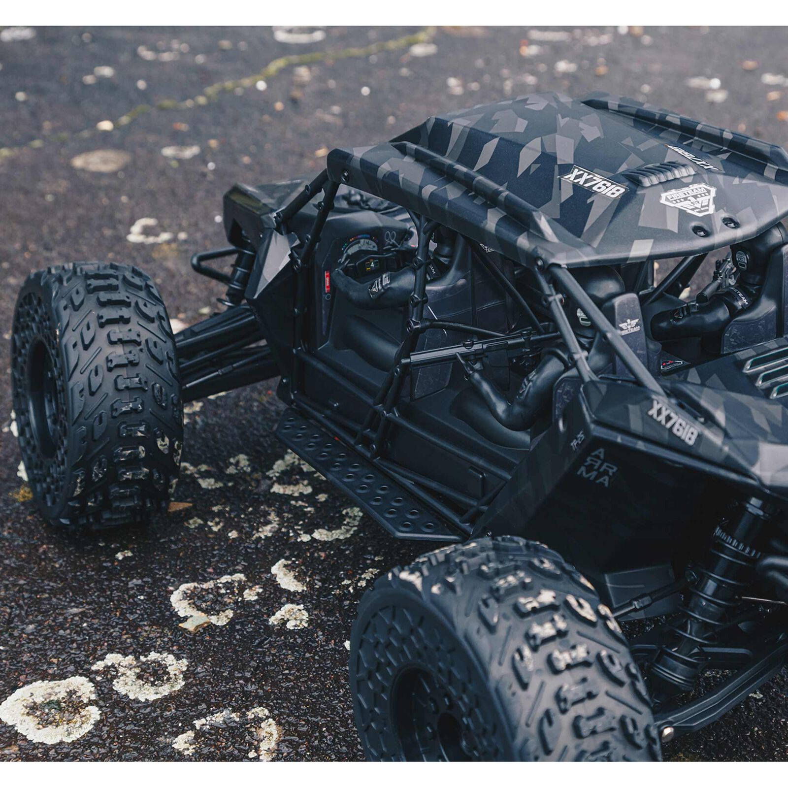ARRMA 1/7 FIRETEAM 6S 4WD BLX Speed Assault Vehicle RTR, Black ARA7618T1 - Abbildung 3
