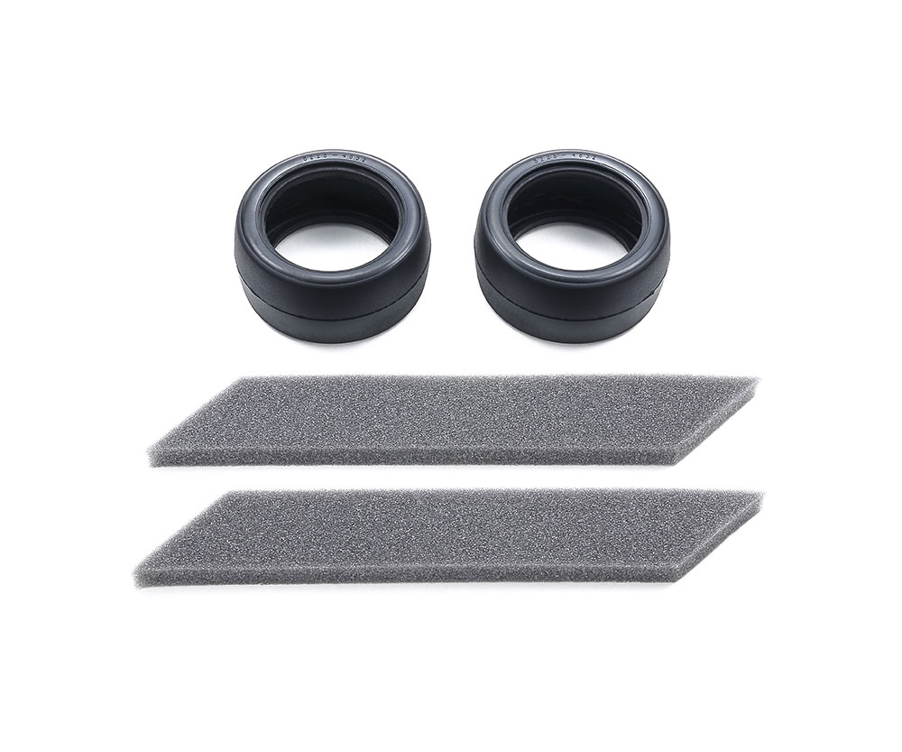 Tamiya 50547 1:10 Reifen (2) Slick 30mm breit (Bauk.) 300050547